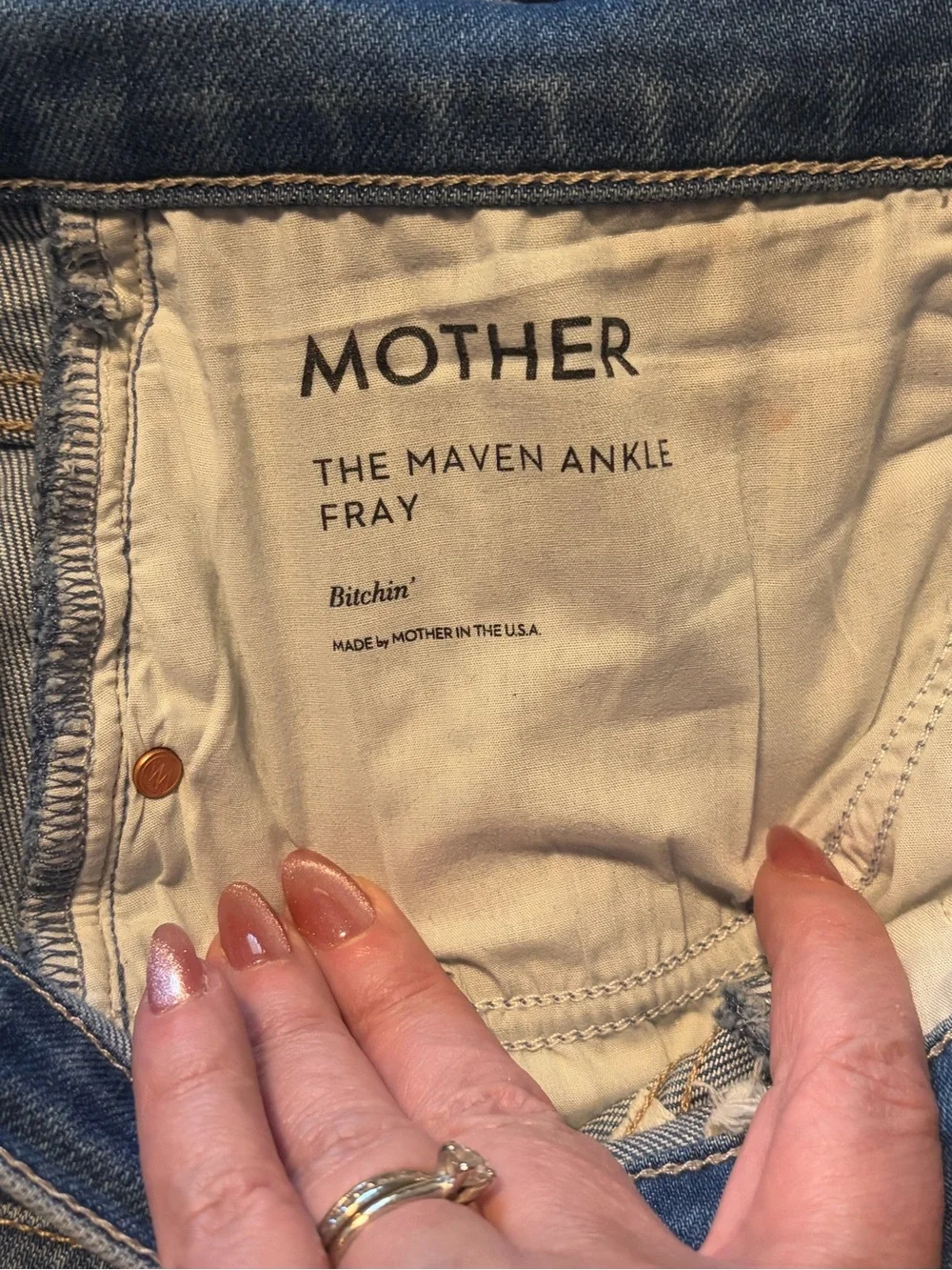 Mother Maven Ankle Fray Bitchin - Picture 12 of 15